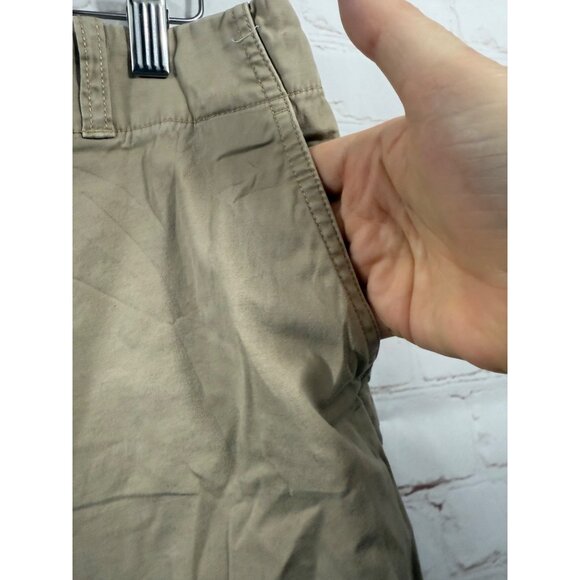 Talbot Shorts Womens Size 10 Khaki Casual Preppy Uniform Zip (READ) - Picture 5 of 8